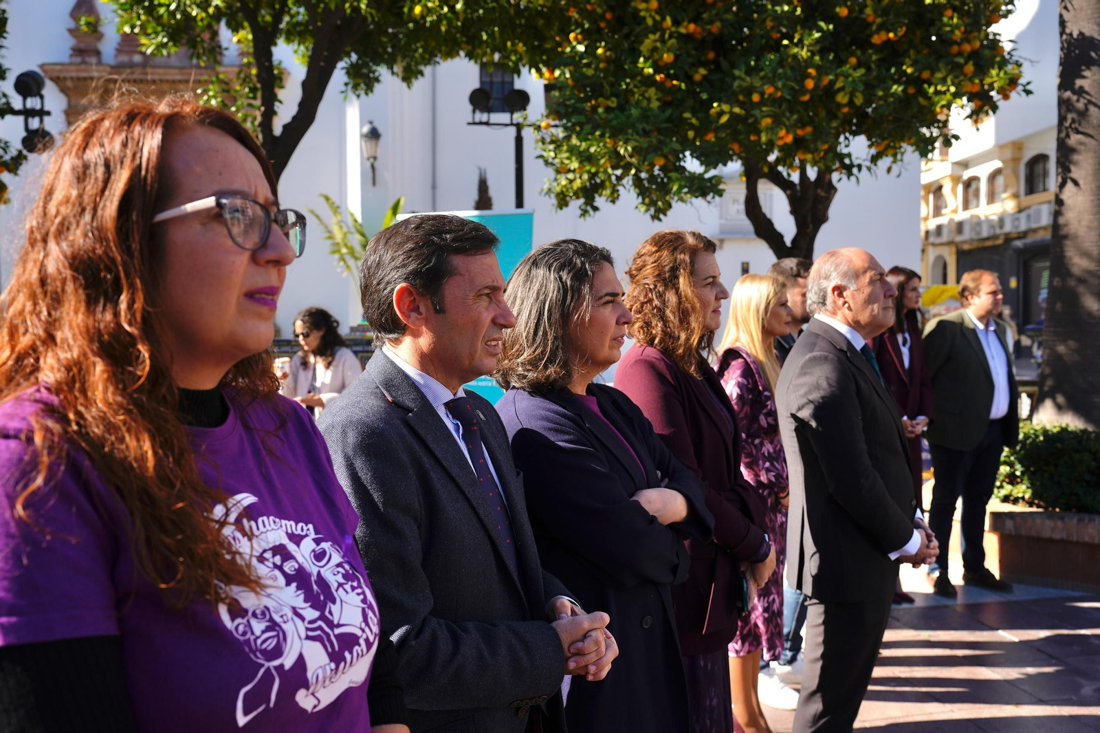 Fotos de los actos de Victoria Kent por el día contra la violencia machista