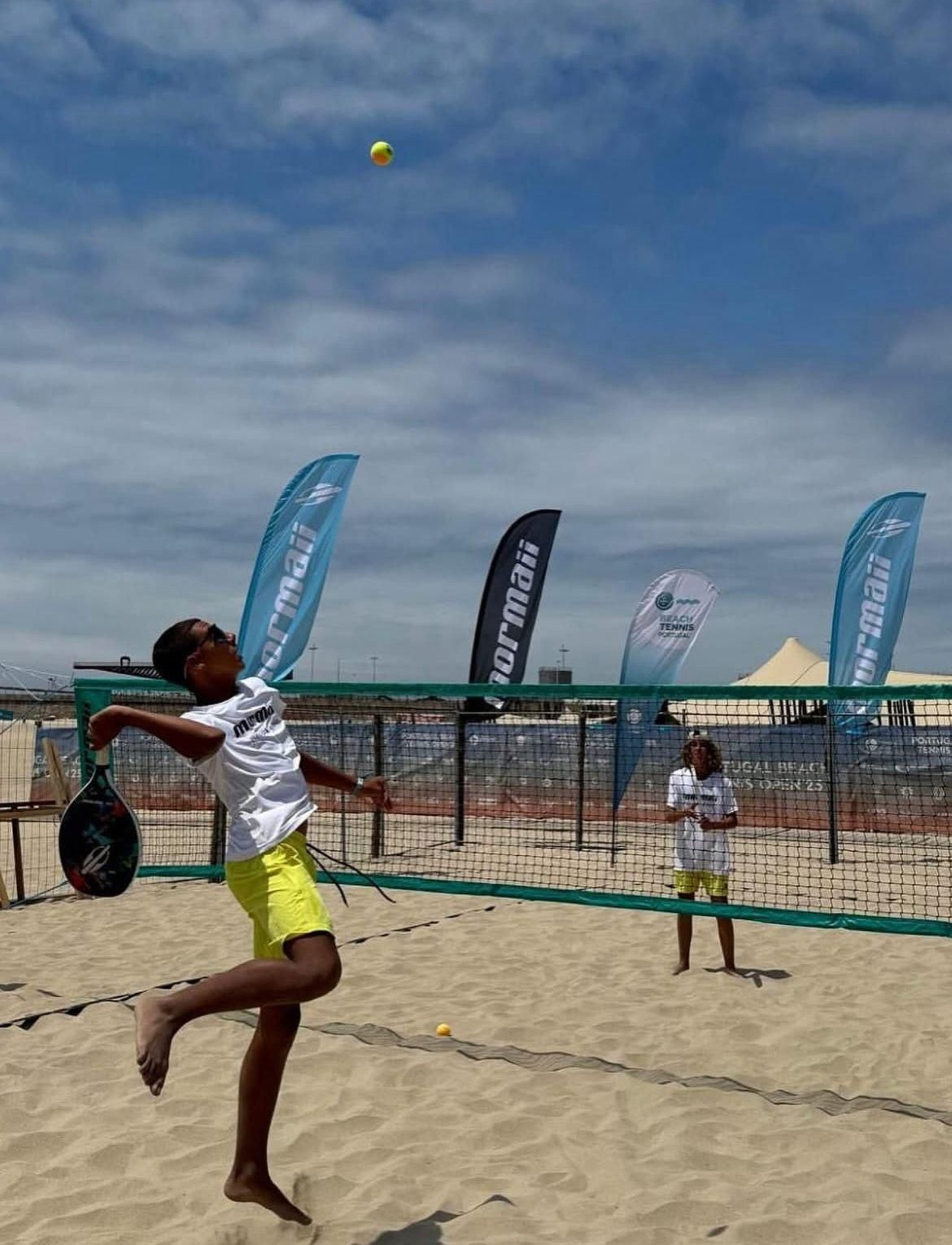 El jugador Liberto de Club Cabogata en un encuentro.