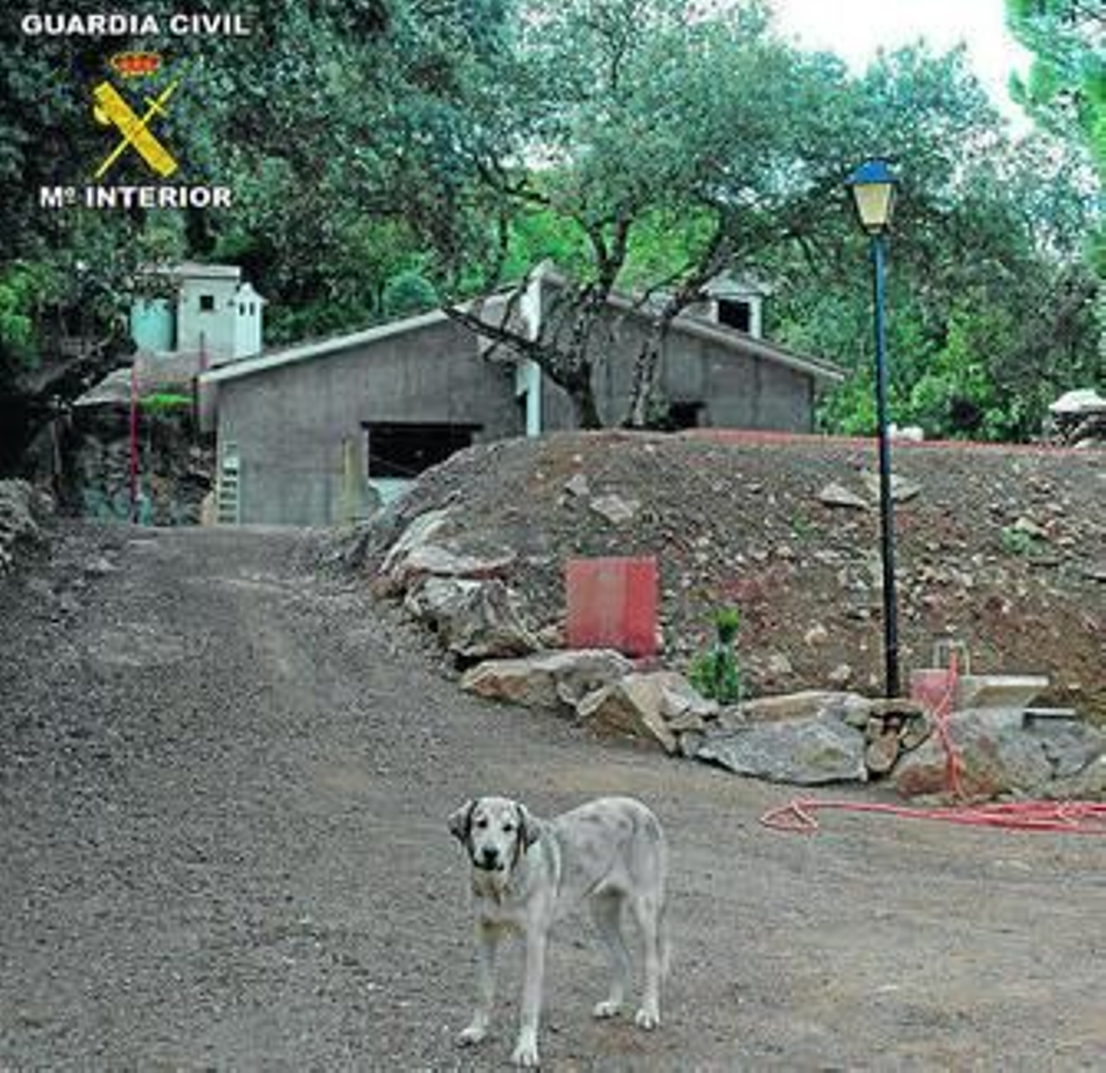 Imagen de la edificación facilitada por la Guardia Civil.