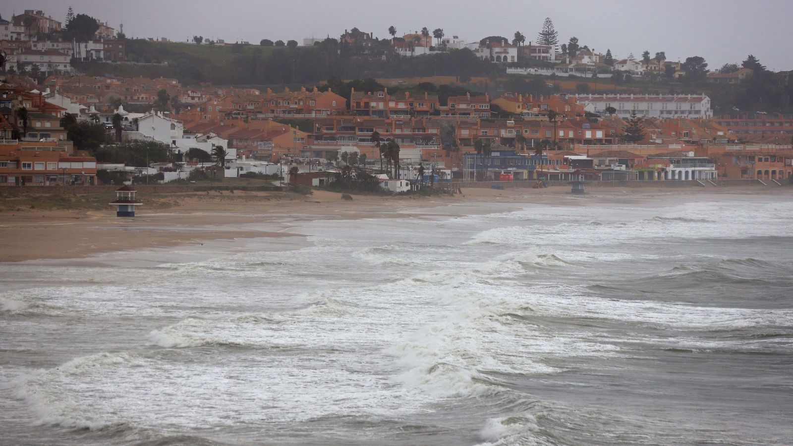 Fotos del temporal de levante en el Campo de Gibraltar