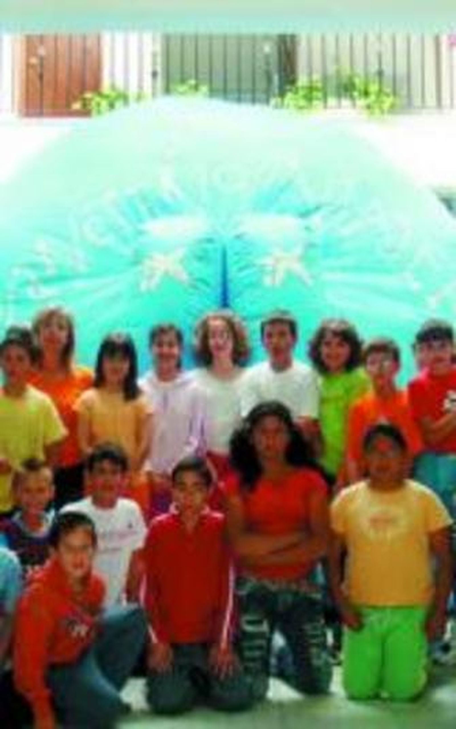 Alumnos en el Planetario.