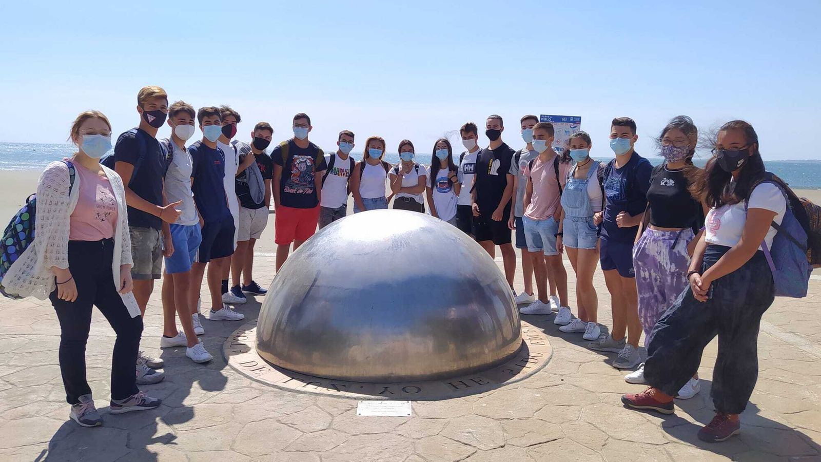Clase de Primero de Bachillerato del Centro de Málaga.