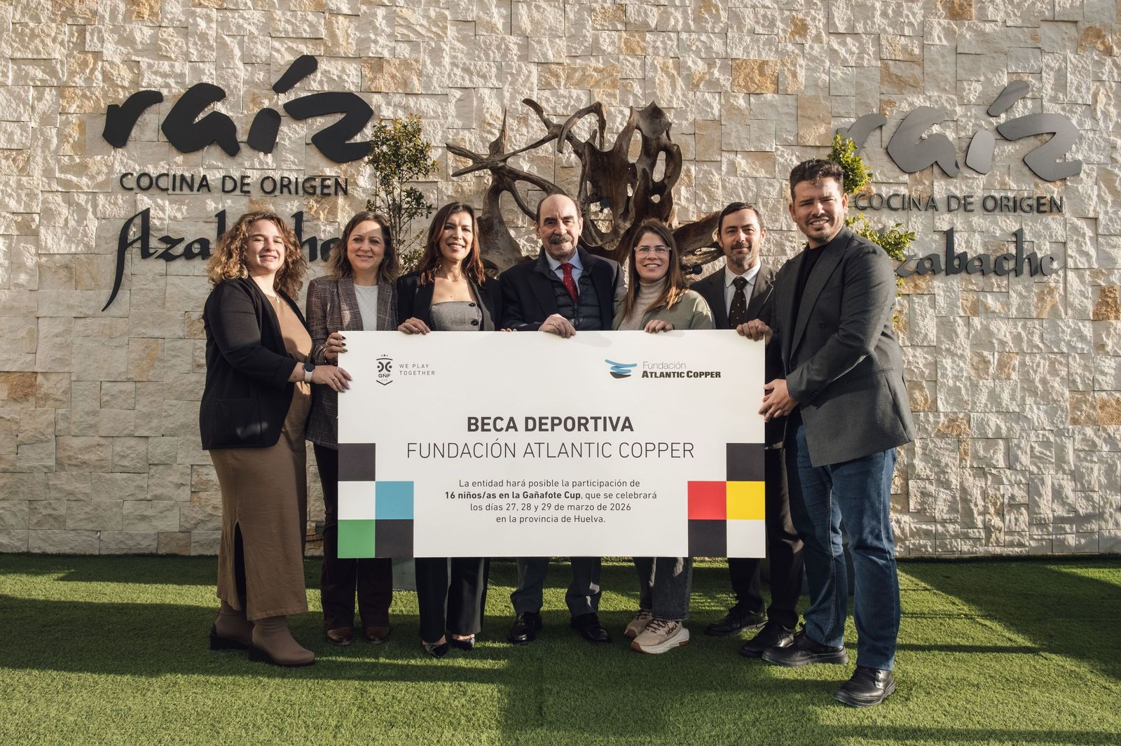 Presentación de las Becas Gañafote Cup & Fundación Atlantic Copper