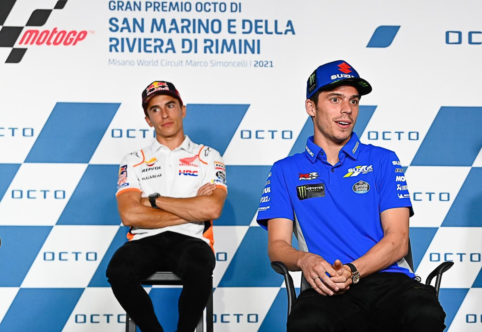 Joan Mir y Marc Márquez compartirán box en el Honda Repsol Team.