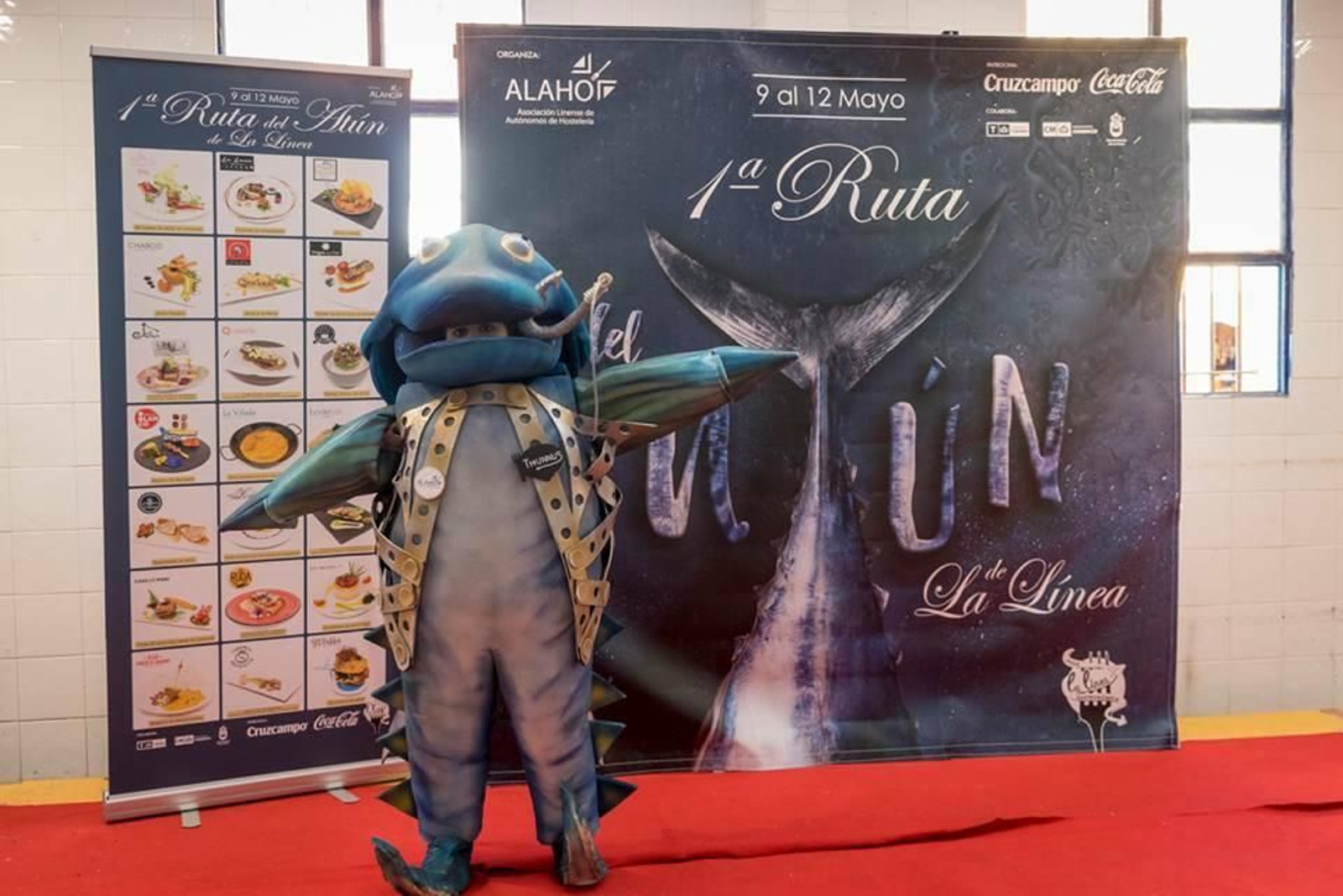 Thunnus, la mascota de la Ruta del Atún de La Línea