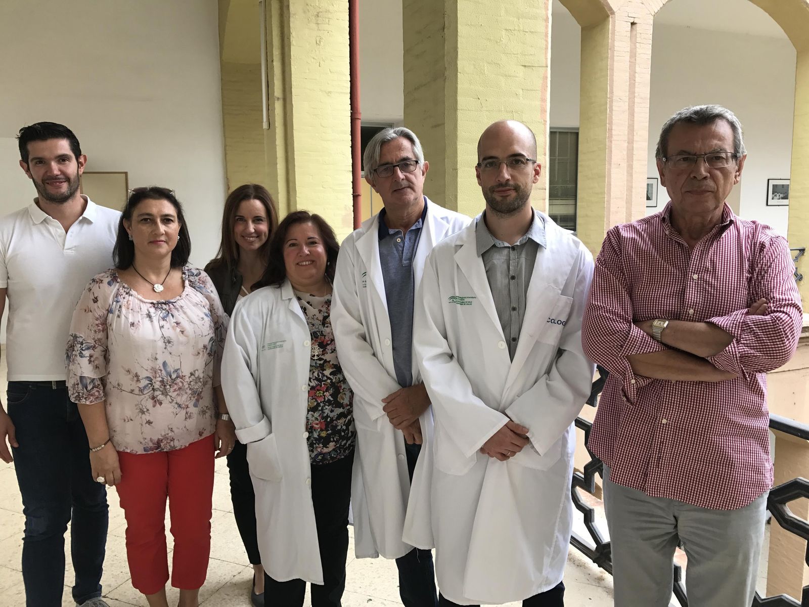 Los investigadores del estudio posan para la foto.