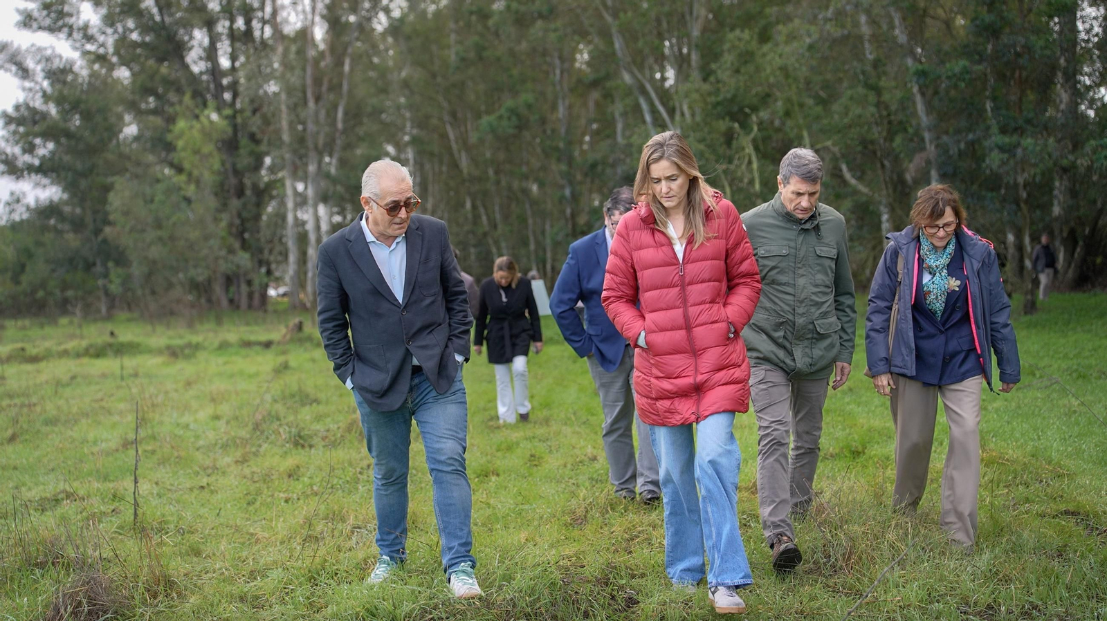 Visita de la vicepresidenta Sara Aagesen a la finca Los Mimbrales en Almonte, Huelva