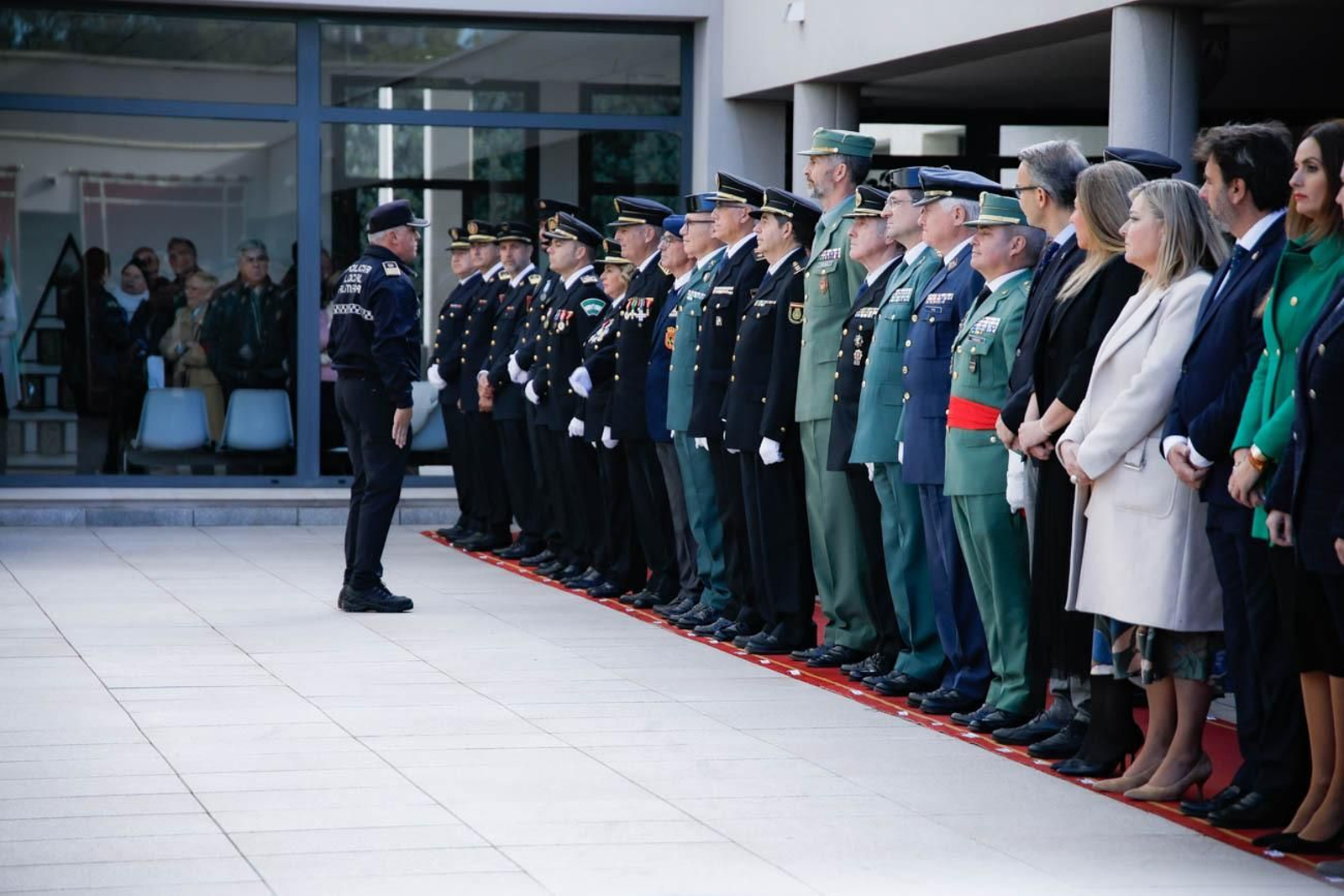 Las imágenes del la celebración de San Esteban en la Jefatura de la Policía Local