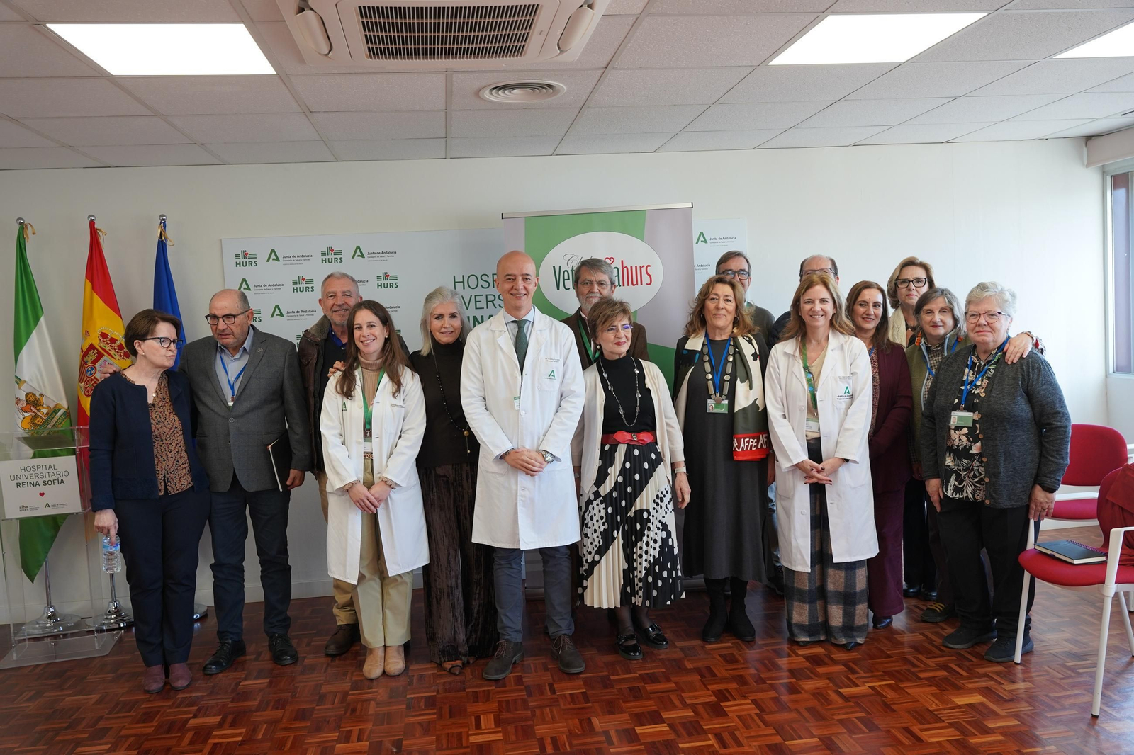 Presentación oficial del club del Hospital Reina Sofía.