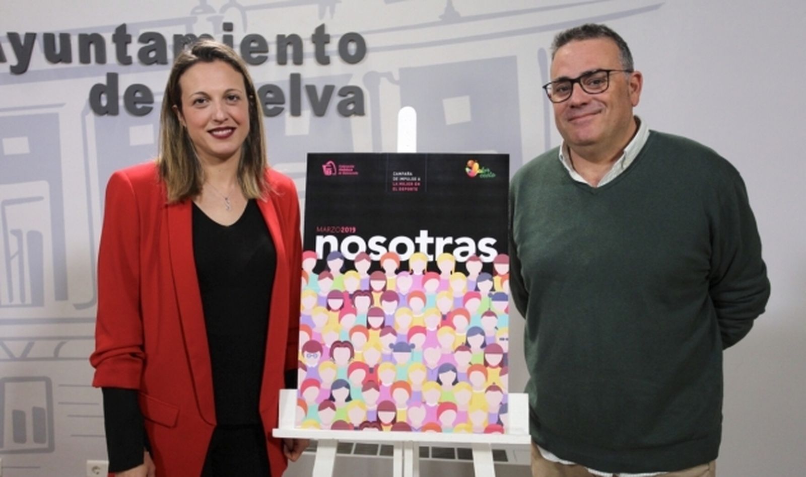 María José Pulido y José Luis Pena, en la presentación
