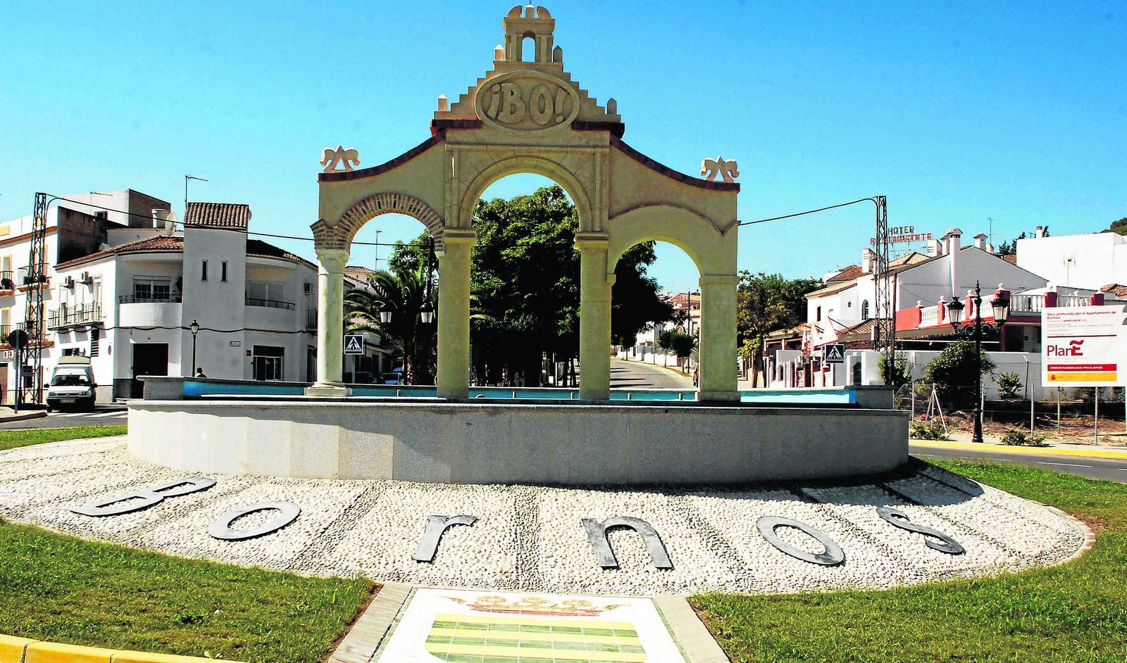 Una vista de un acceso a Bornos