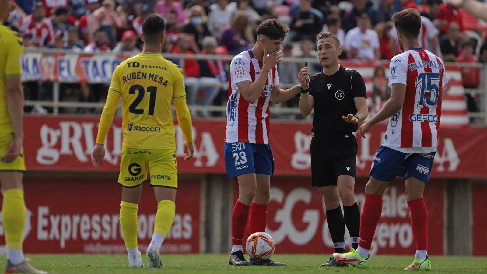 Tárraga Lajara, en el Algeciras-UCAM del pasado curso.