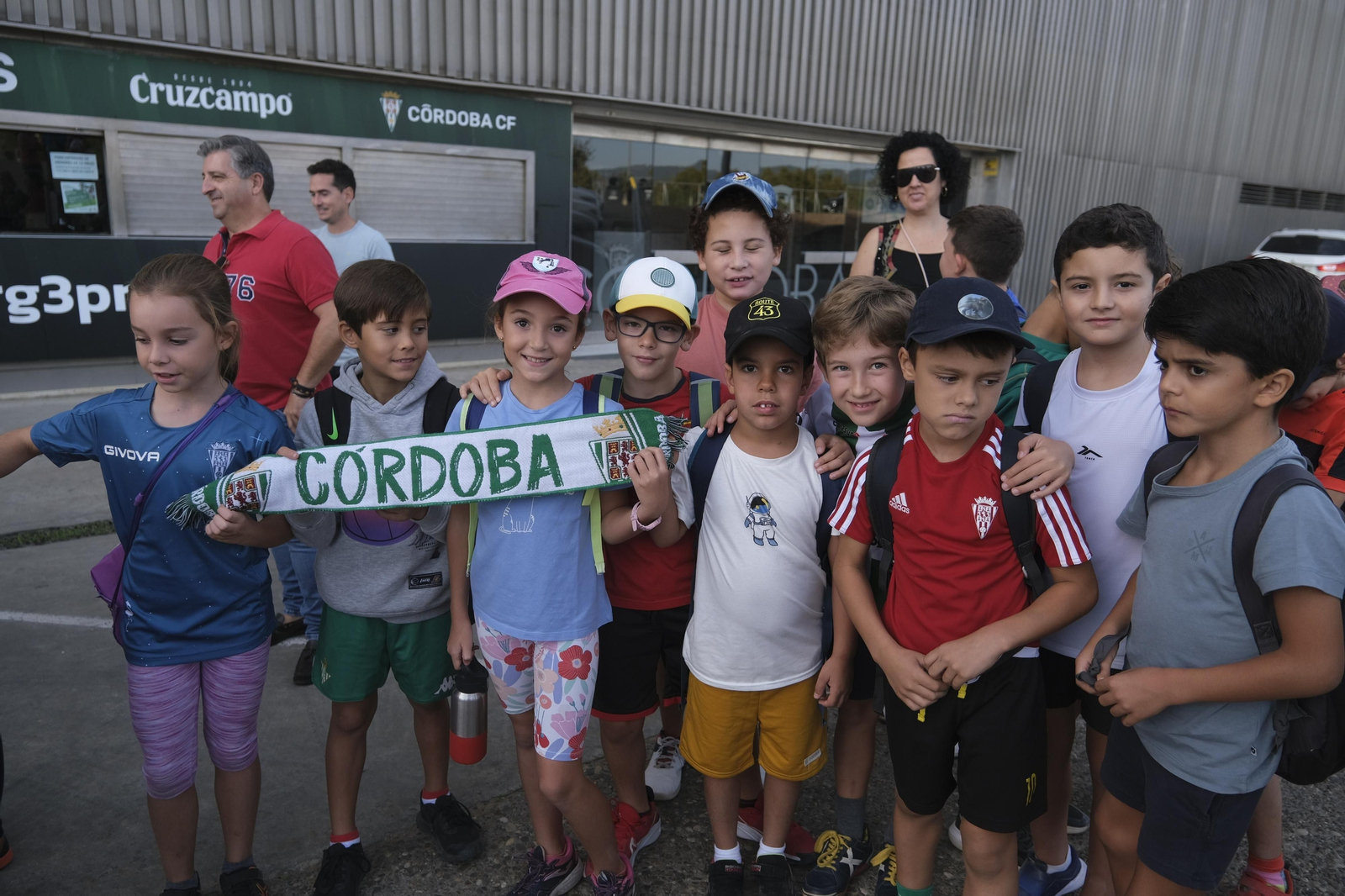 Las mejores imágenes de la primera clase del Aula Blanquiverde del Córdoba CF