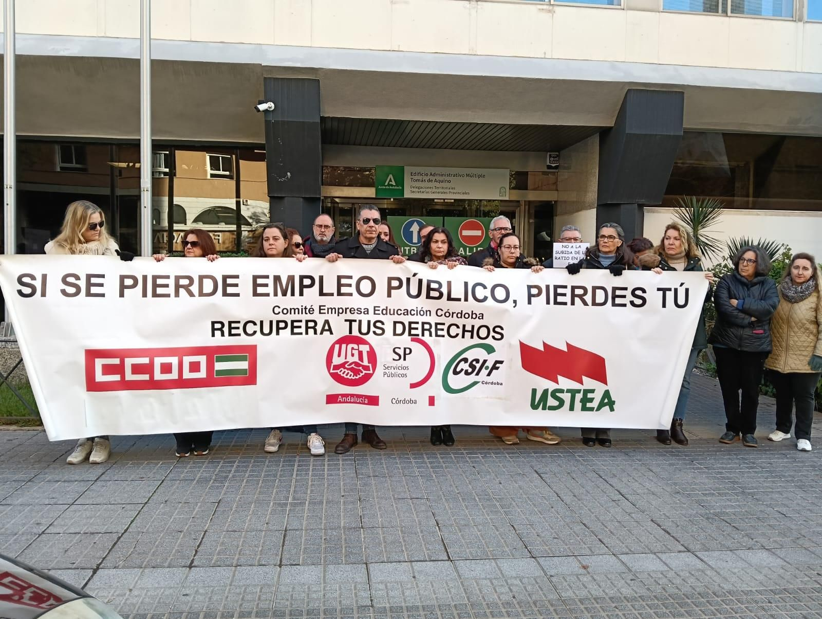 Un momento de la concentración.