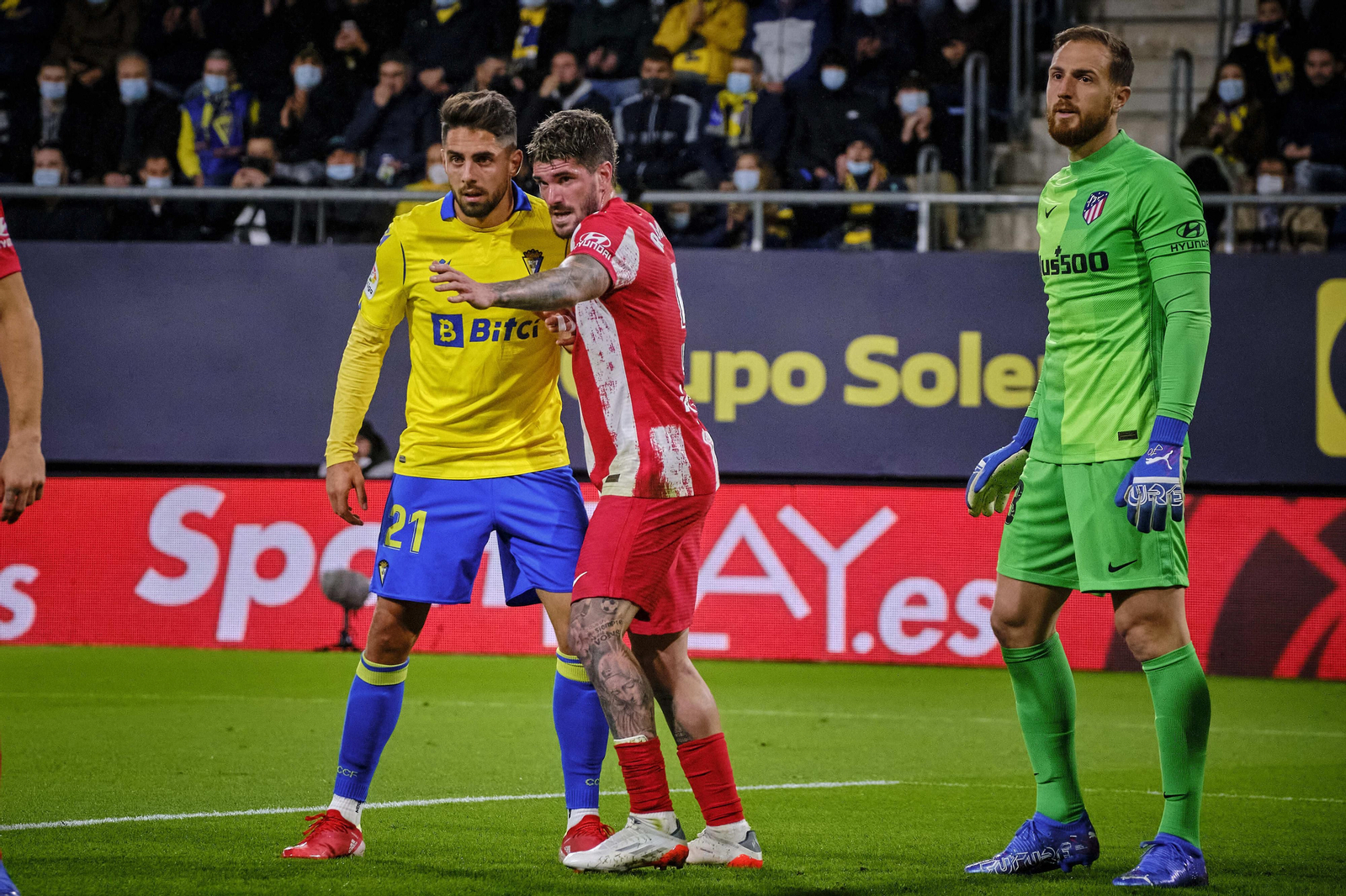 Las imágenes del Cádiz-Atlético de Madrid