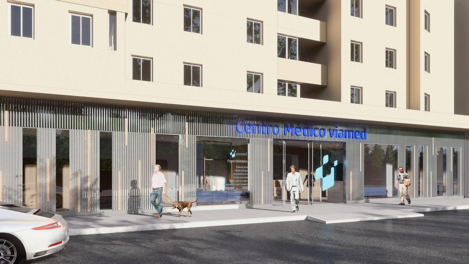 El edificio de Viamed se encuentra en pleno centro de la ciudad