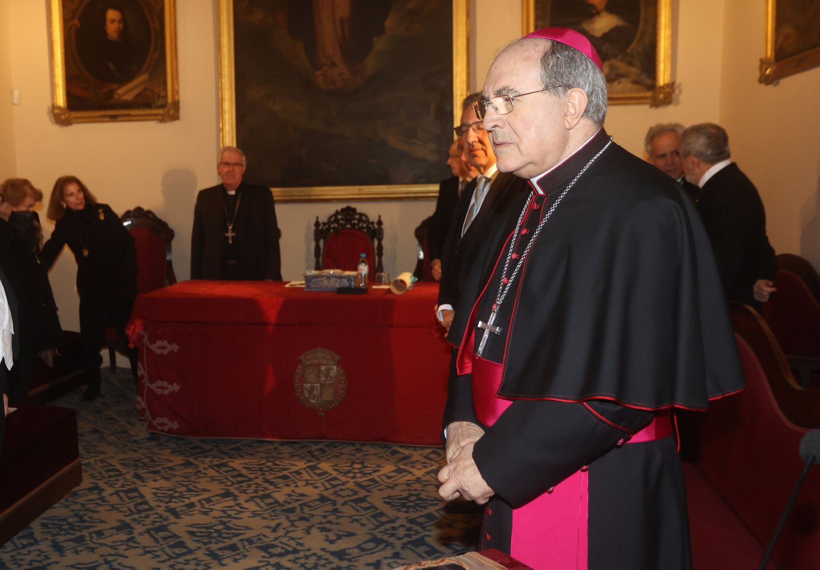 Fotos del nombramiento del arzobispo Emérito de Sevilla, Juan José Asenjo, como académico de Bellas Artes