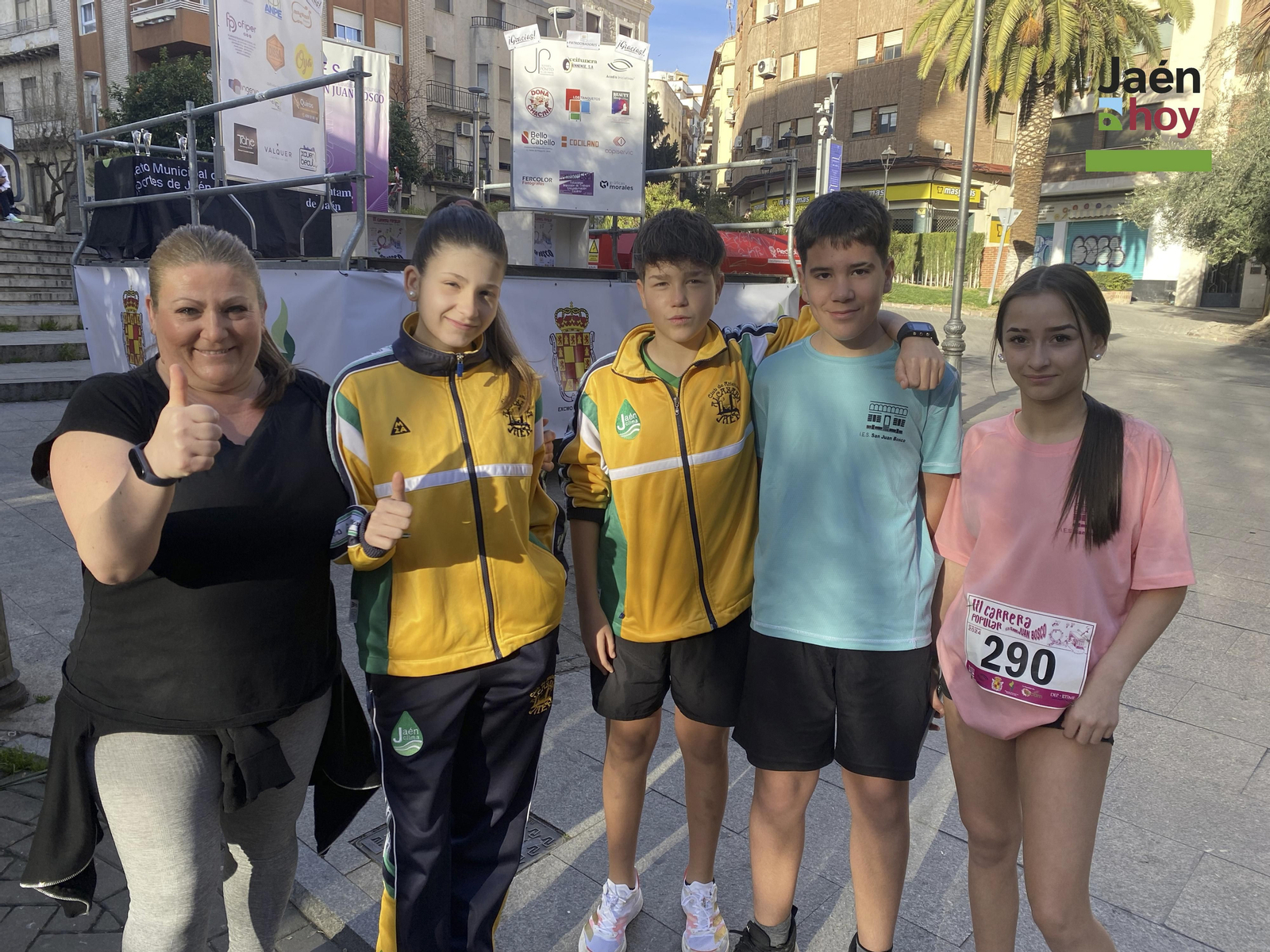 Carrera IES San Juan Bosco contra el cáncer.