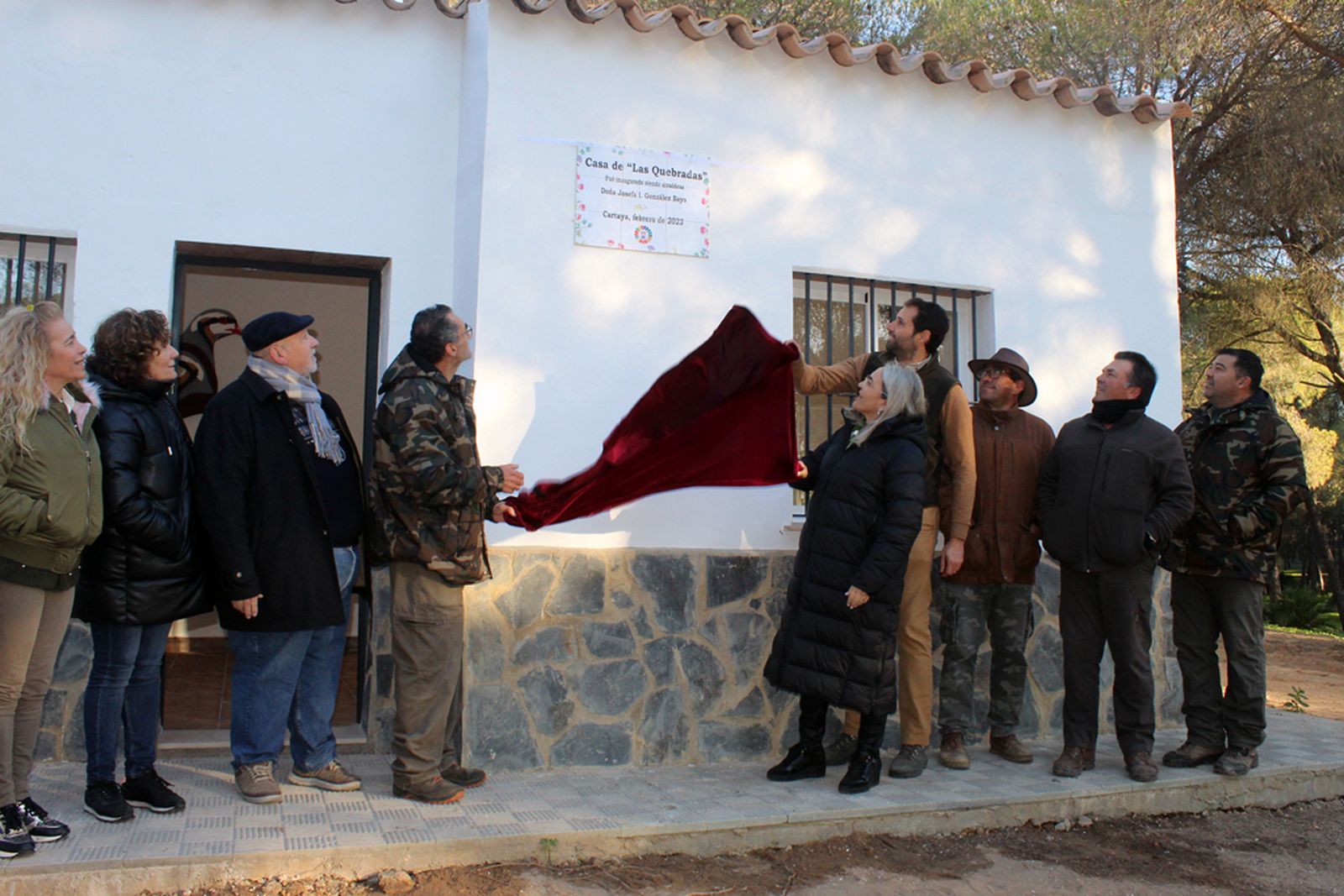 Inauguración de la 'Casa de las Quebradas' en Cartaya.