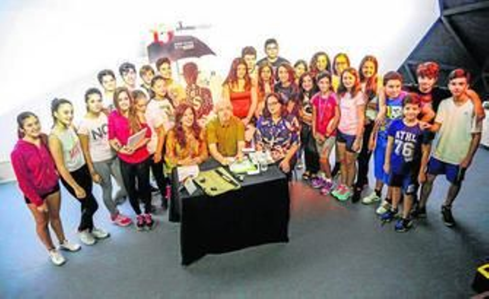 La presentación de Cosmopeque, ayer.