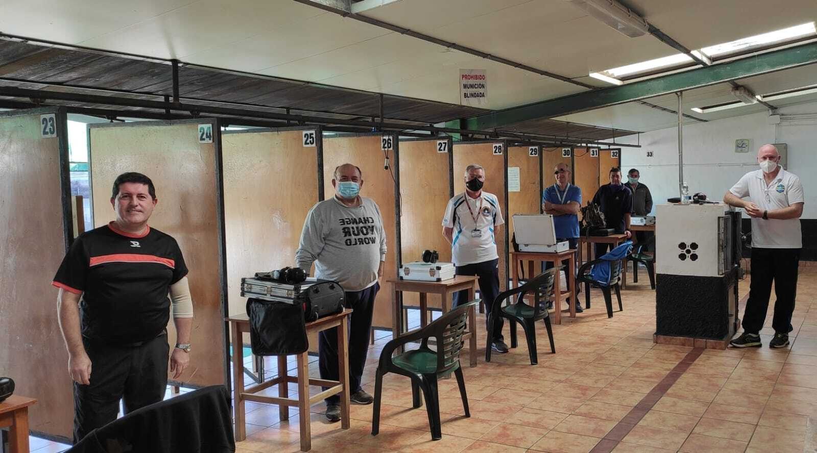 Participantes en el Trofeo  Solidario de Tiro Deportivo.