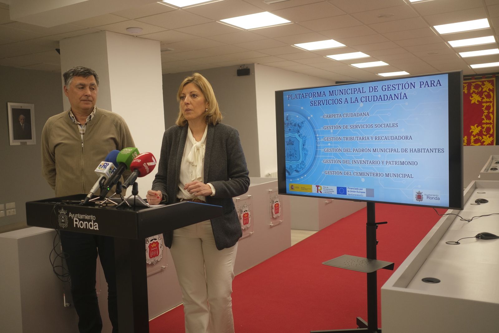 Presentación de las nuevas plataformas de gestión online.