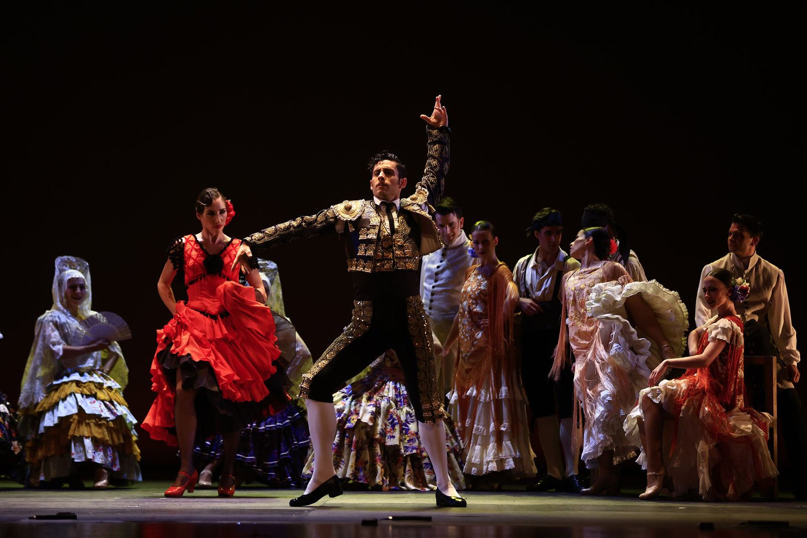 Un instante de la representación de anoche en el Maestranza.