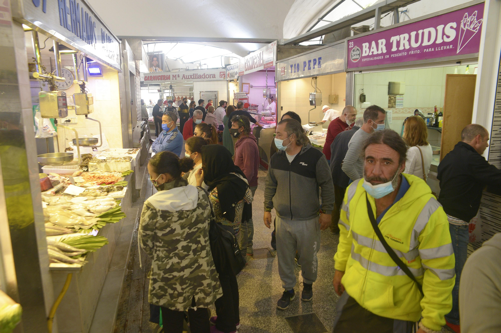 Fotos del centro de Algeciras en el primer fin de semana de Noviembre