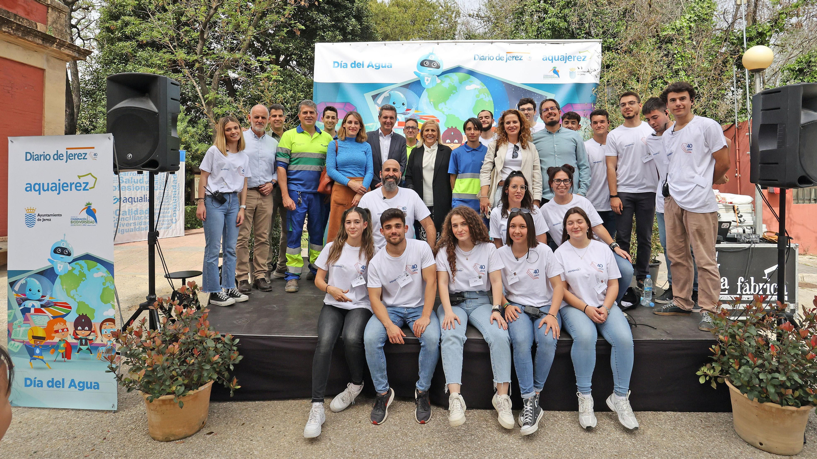 Día Mundial del Agua de Aquajerez y aniversario de Diario de Jerez en el Zoo