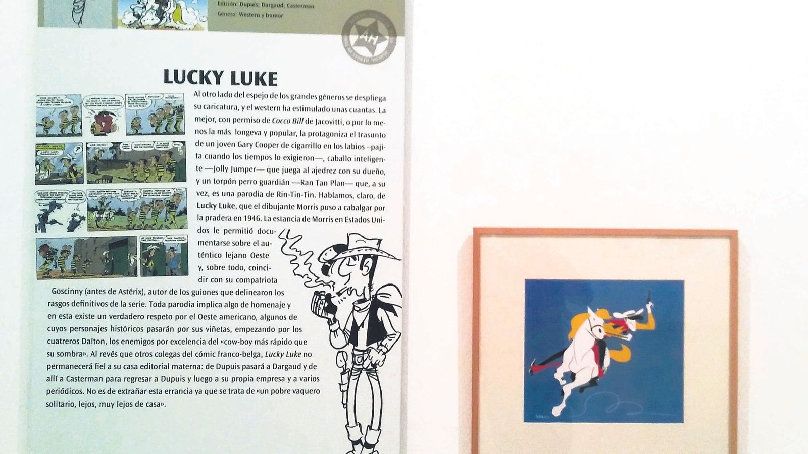 La recreación de 'Lucky Luke'.