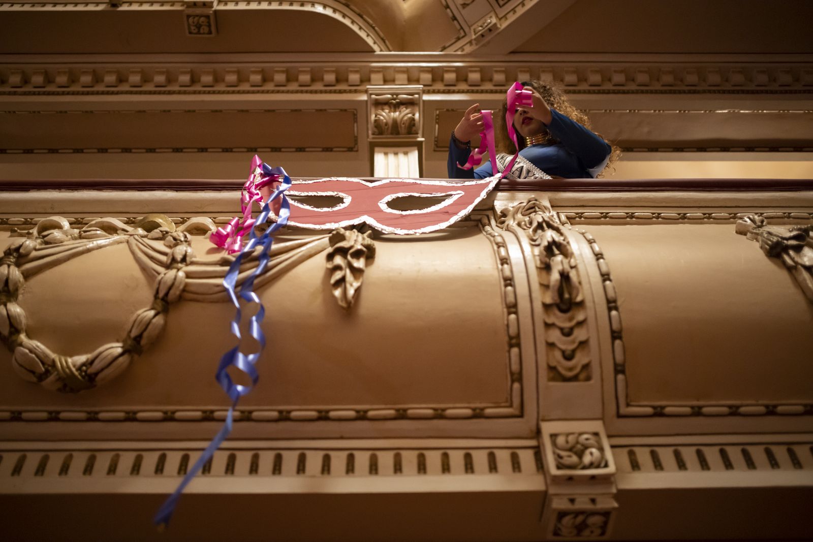 Ambiente en la final  del Carnaval Colombino