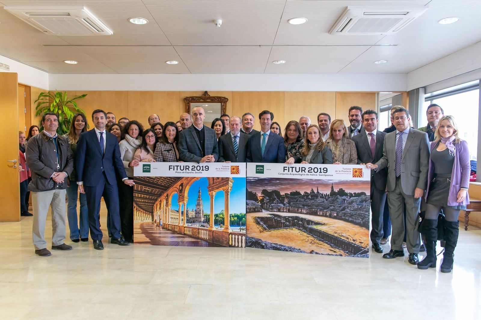 Presentación de la agenda del Ayuntamiento de Sevilla en Fitur 2019.