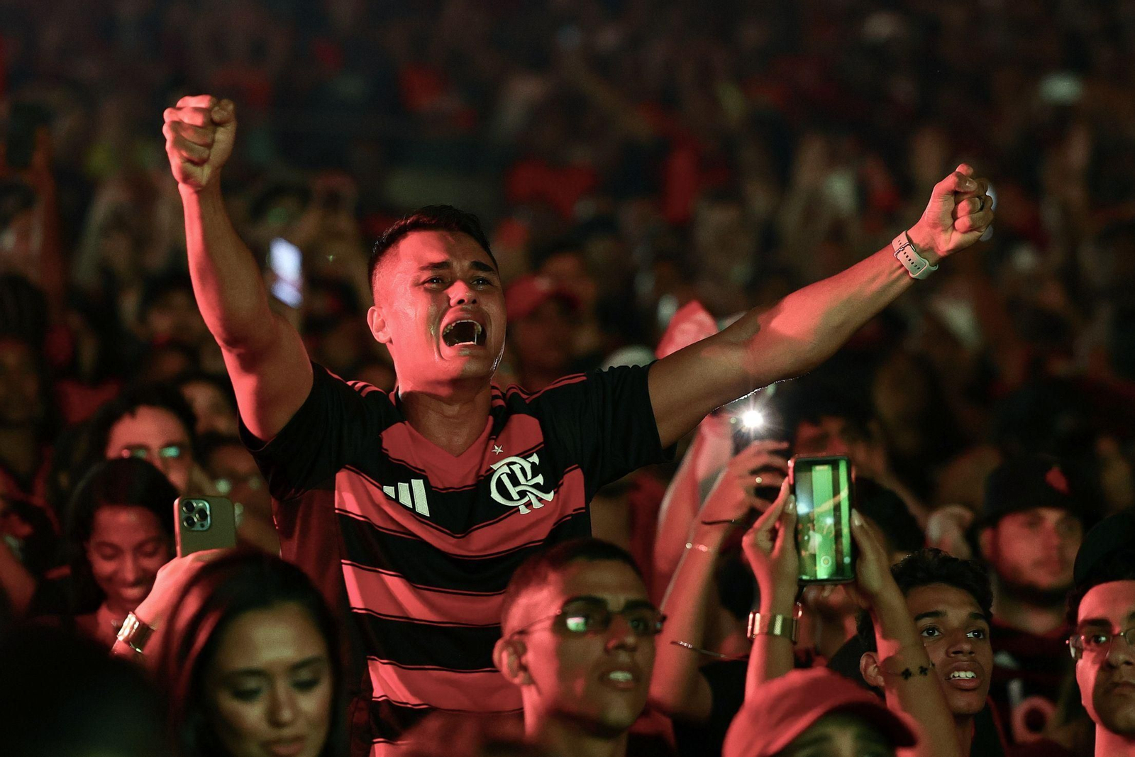 Las fotos de la final de la Copa Libertadores con triunfo de Flamengo sobre Palmeiras