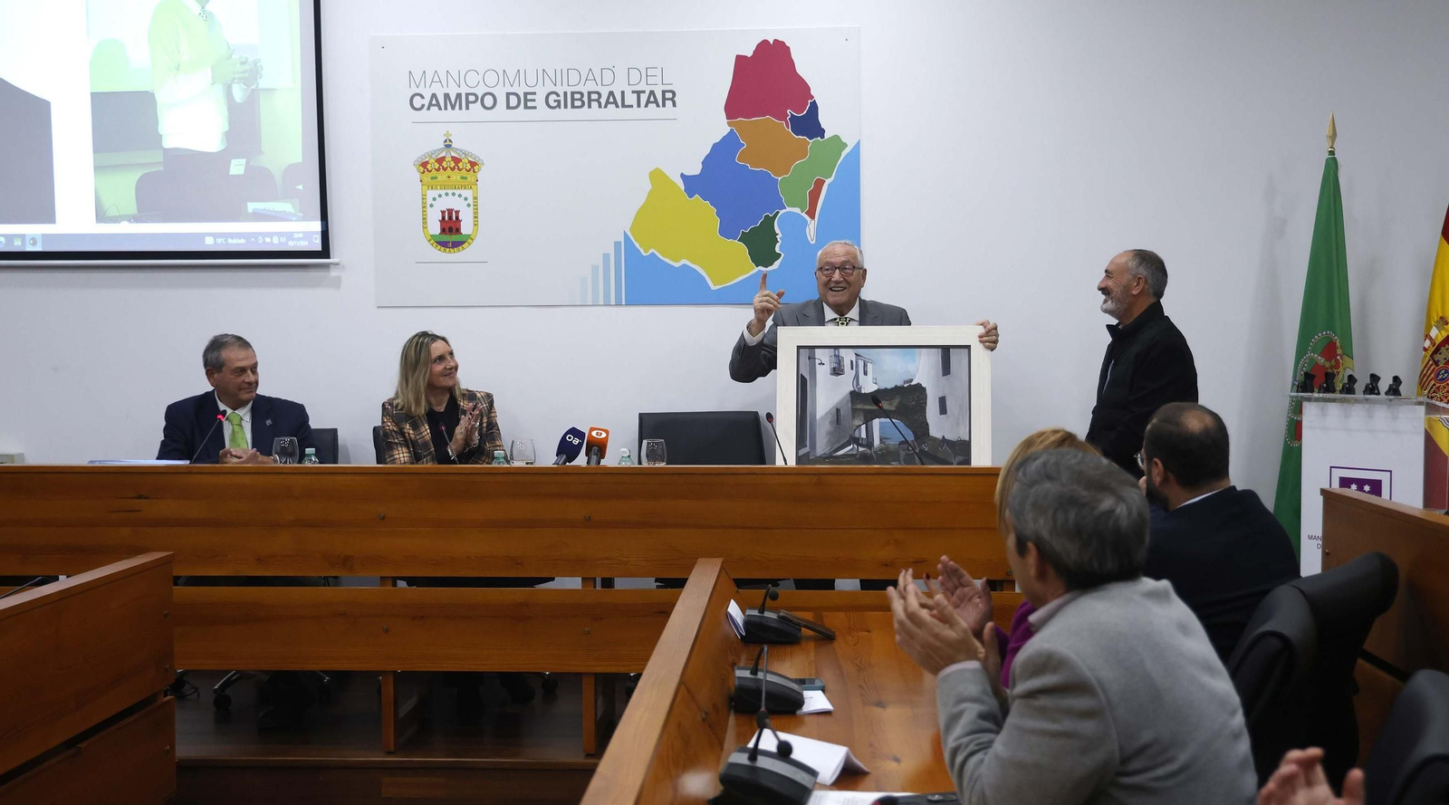 Las fotos del homenaje a Antonio Torremocha en la Mancomunidad