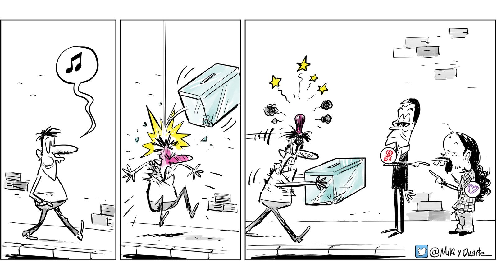 Crónica de unas elecciones anunciadas (en viñetas)