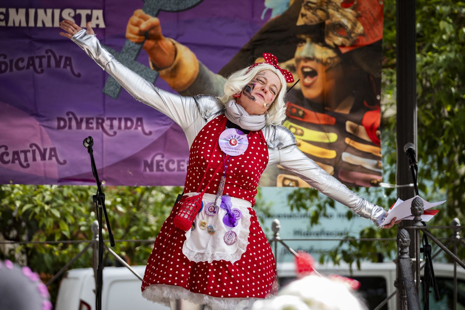 8M en Jerez: Carnaval Feminista en la Plaza del Banco