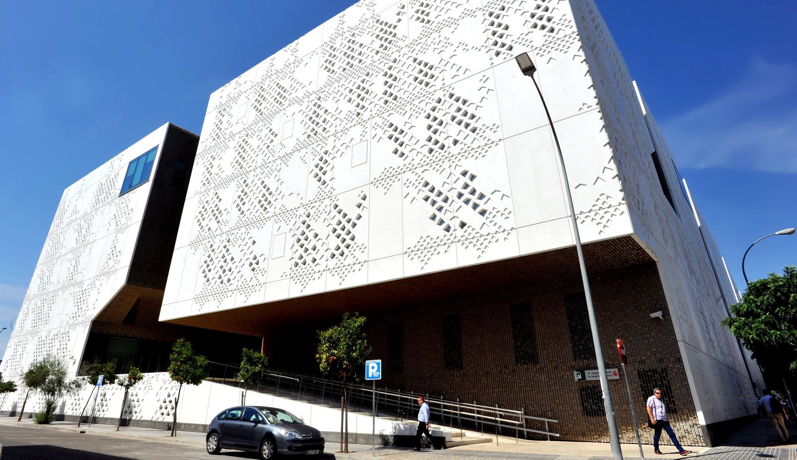 Fachada de la Ciudad de la Justicia de Córdoba.