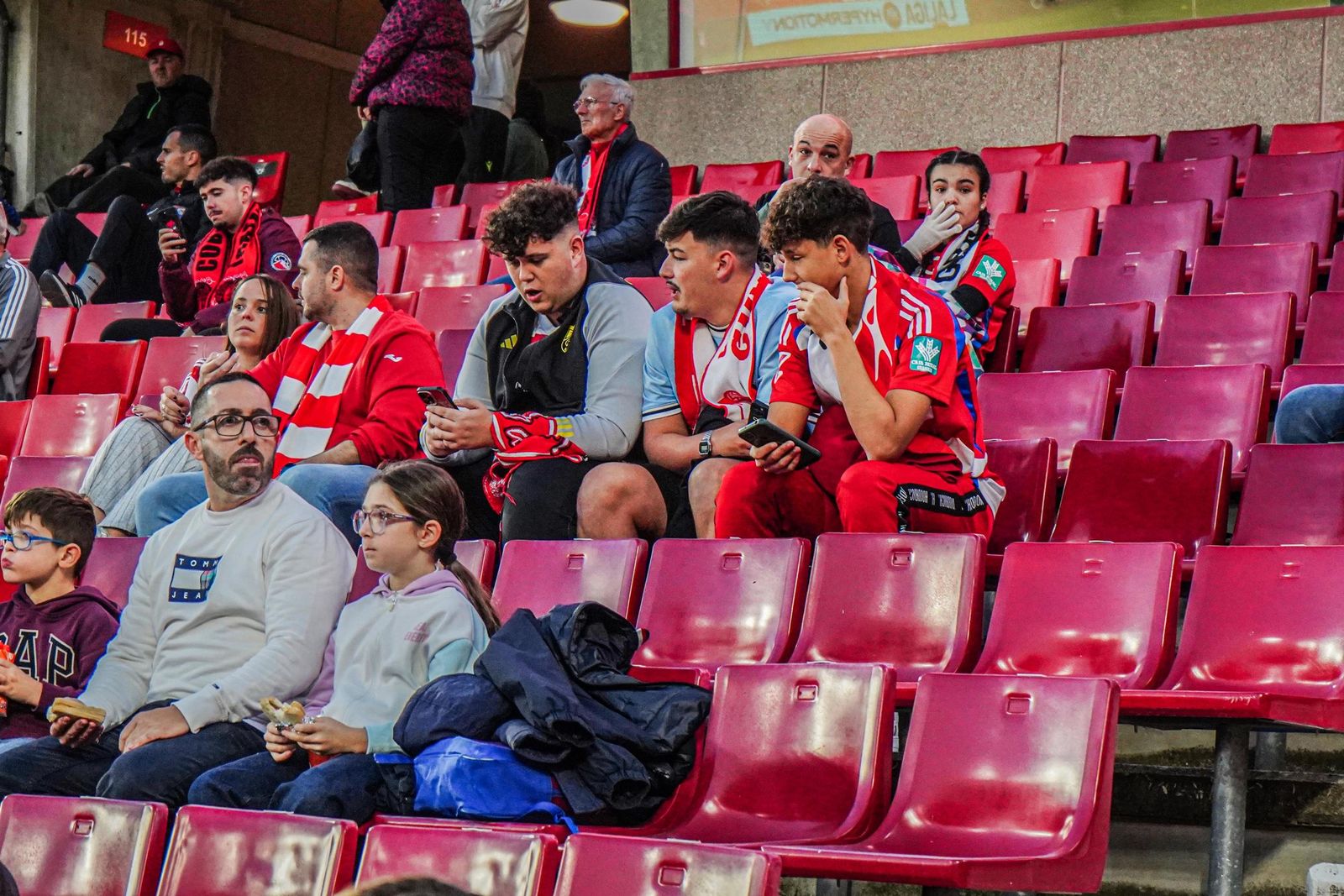 Aficionados en el Nuevo Los Cármenes