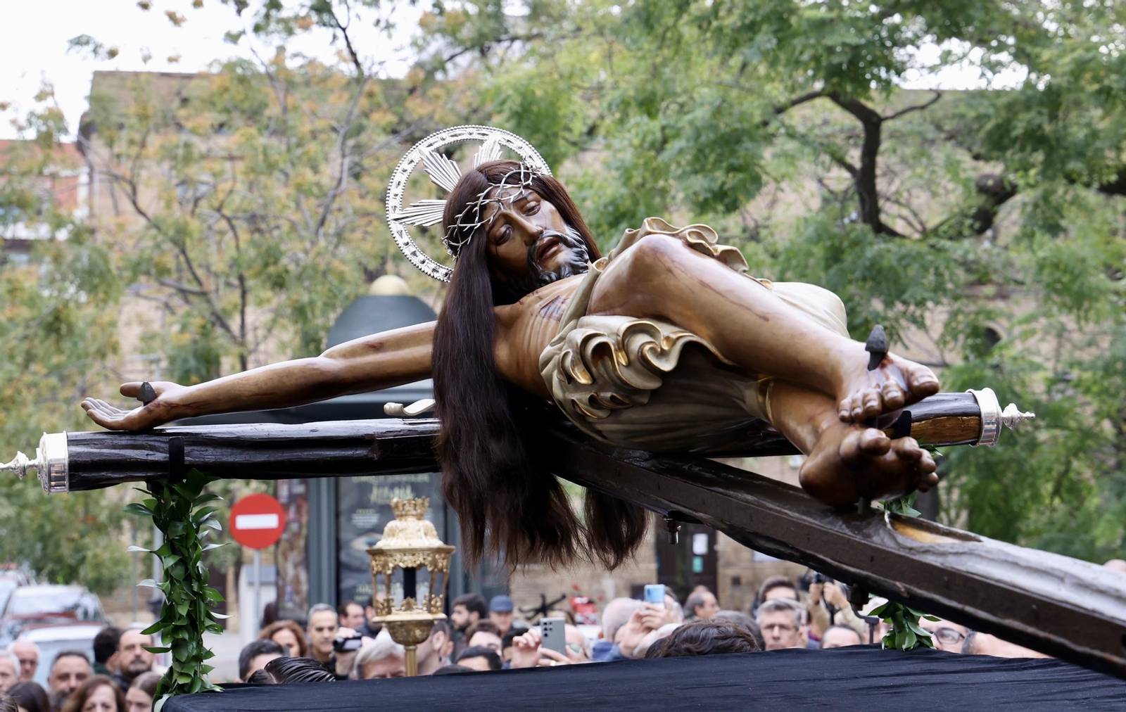 Traslado del Cristo de San Agustían a la Catedral