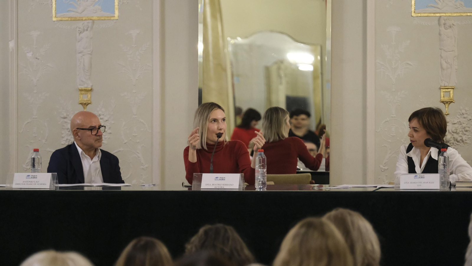 Antonio Lao, Beatriz Serrano y María del Mar Ruiz.