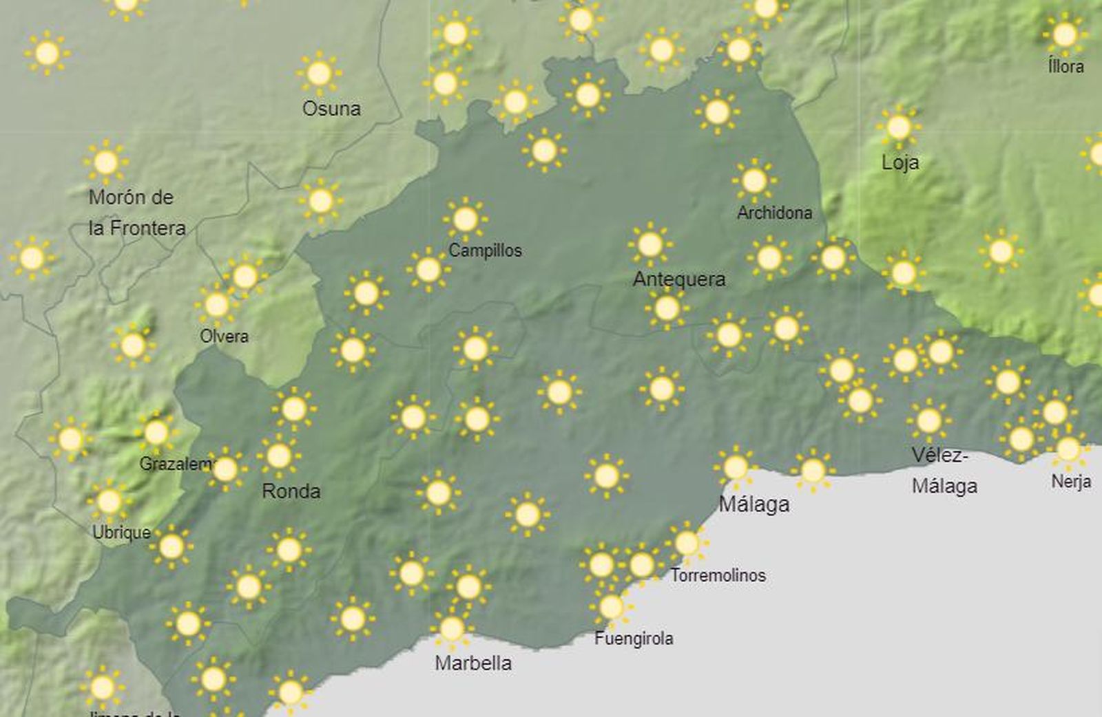 El tiempo en Málaga: la previsión para el sábado 13 de abril de 2024