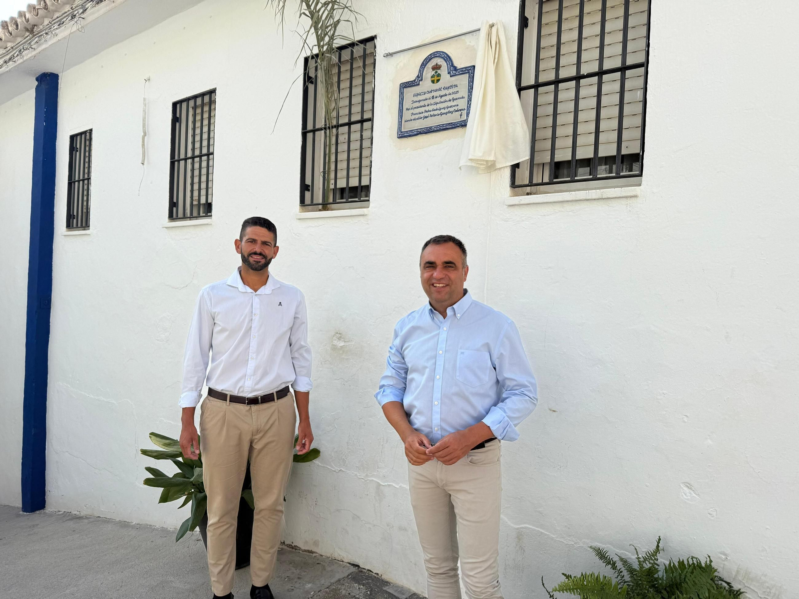 Imagen de la inauguración del espacio sociocultural en Lújar