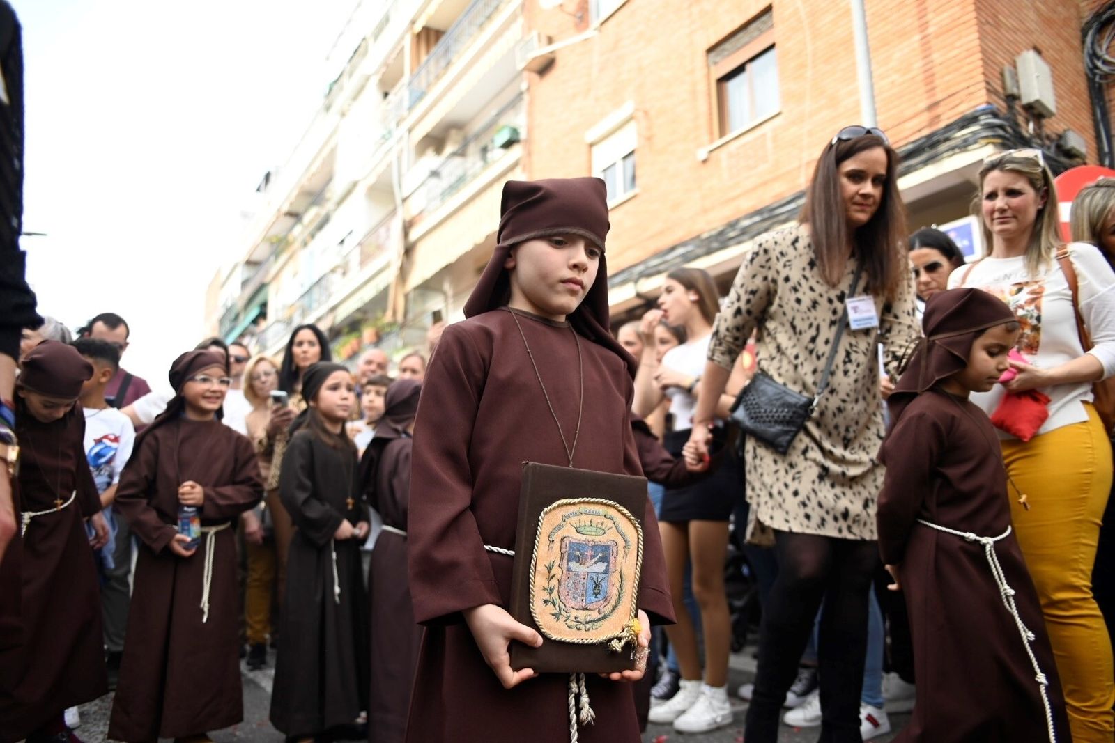 La procesión infantil del colegio Franciscanos de Córdoba, en imágenes