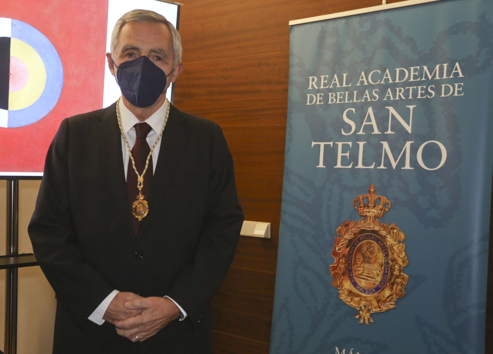 José Lebrero Stals posa tras tomar posesión.