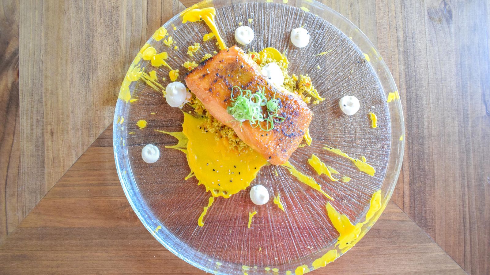 Uno de los platos de Pablo Vega.