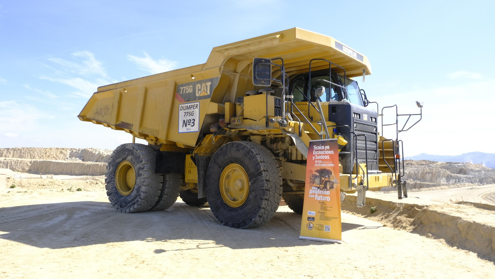 Visita a las canteras de yeso en Sorbas