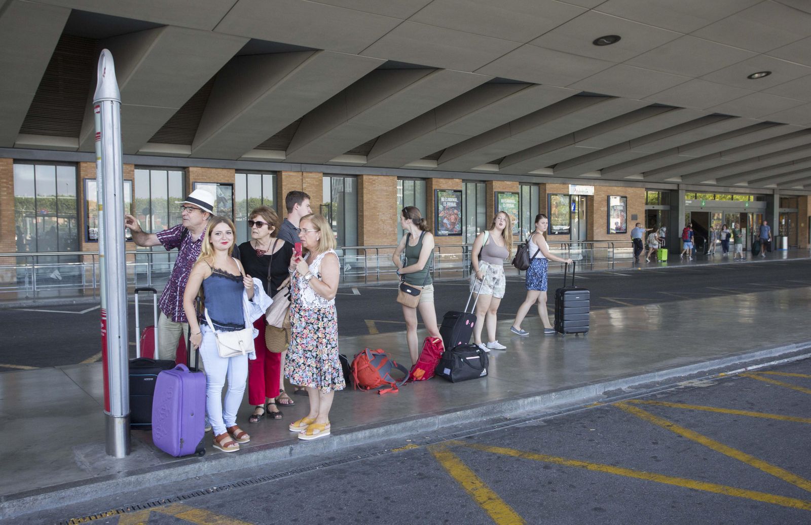 La huelga del taxi en Sevilla