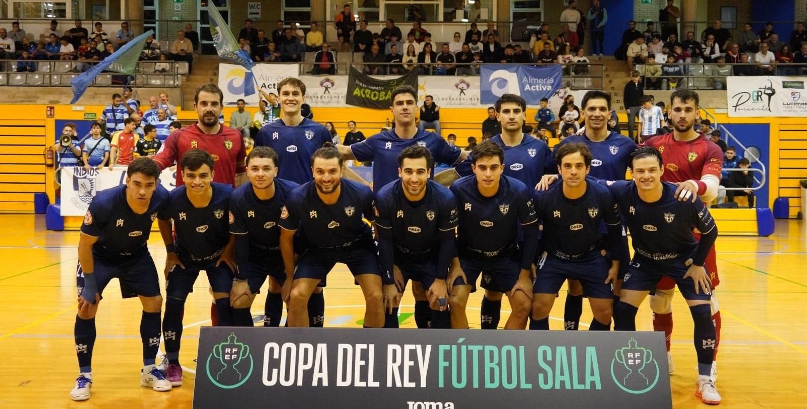 Formación del Córdoba Futsal en El Ejido. Formación del Córdoba Futsal en El Ejido.