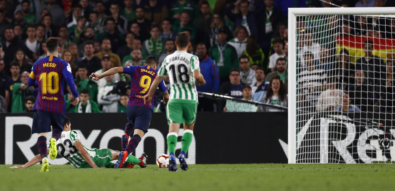 El Betis-Barcelona, en imágenes