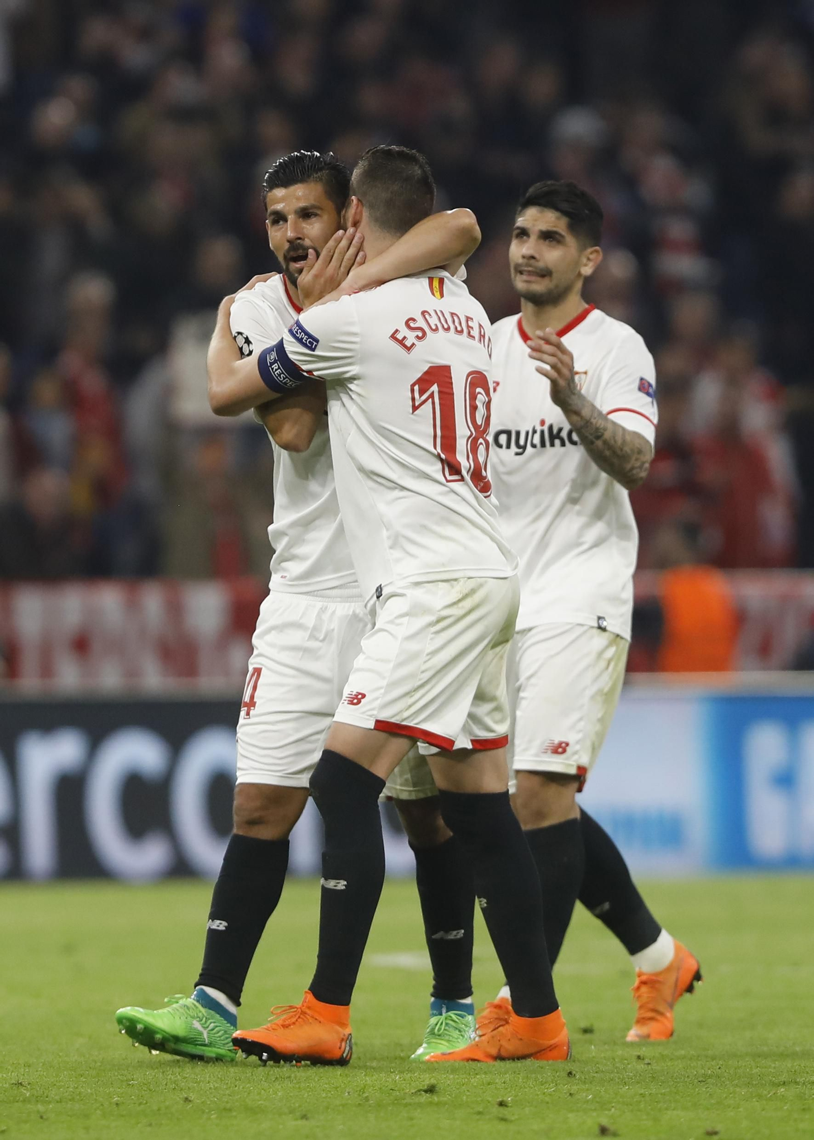 El Bayern Múnich-Sevilla FC, en imágenes